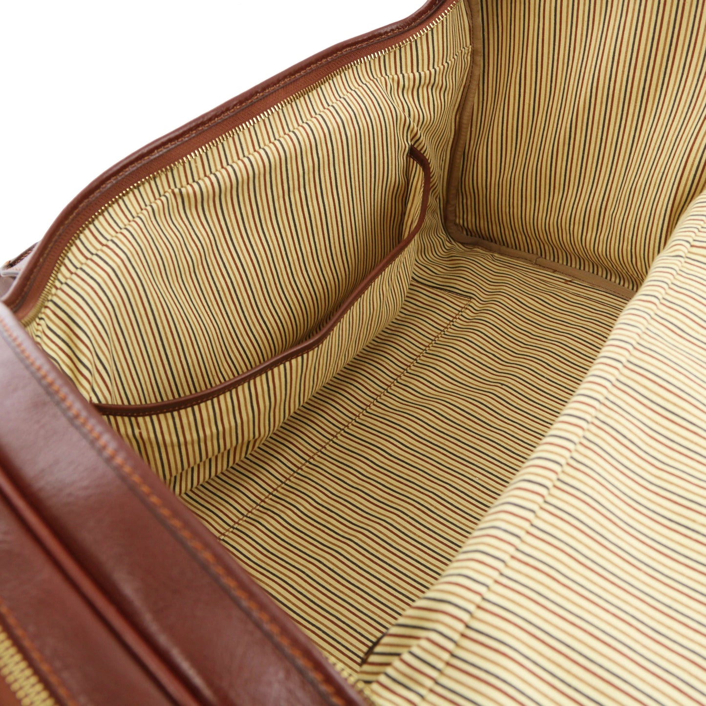 TL Voyager - Borsone Viaggio in Pelle con Tasche Laterali