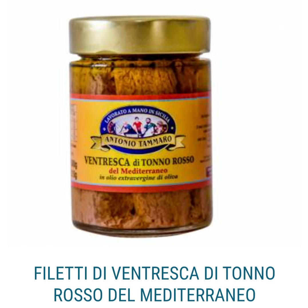 Filetti di Ventresca di Tonno Rosso del Mediterraneo 300g