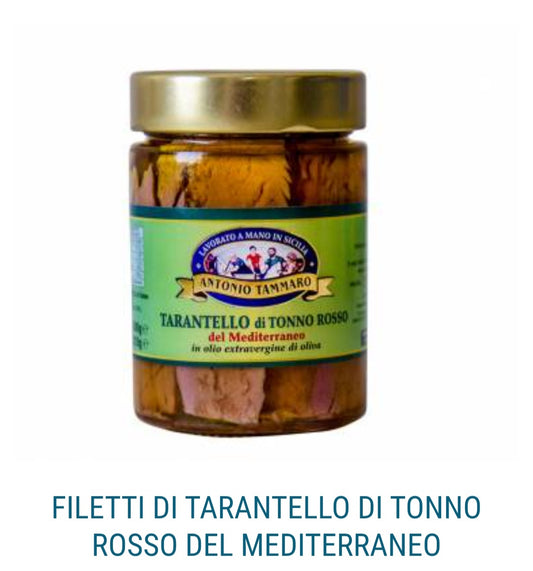 Filetti di Tarantello di Tonno Rosso del Mediterraneo 300g