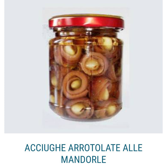 Acciughe Arrotolate alle Mandorle 200g