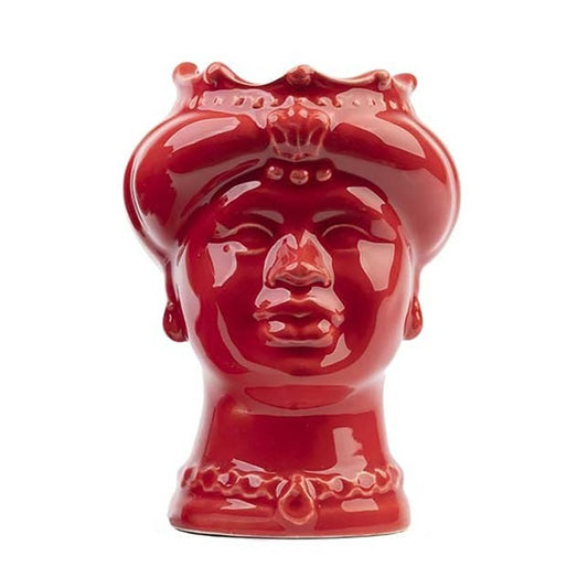 Testa di moro rosso lucido monocromo Donna