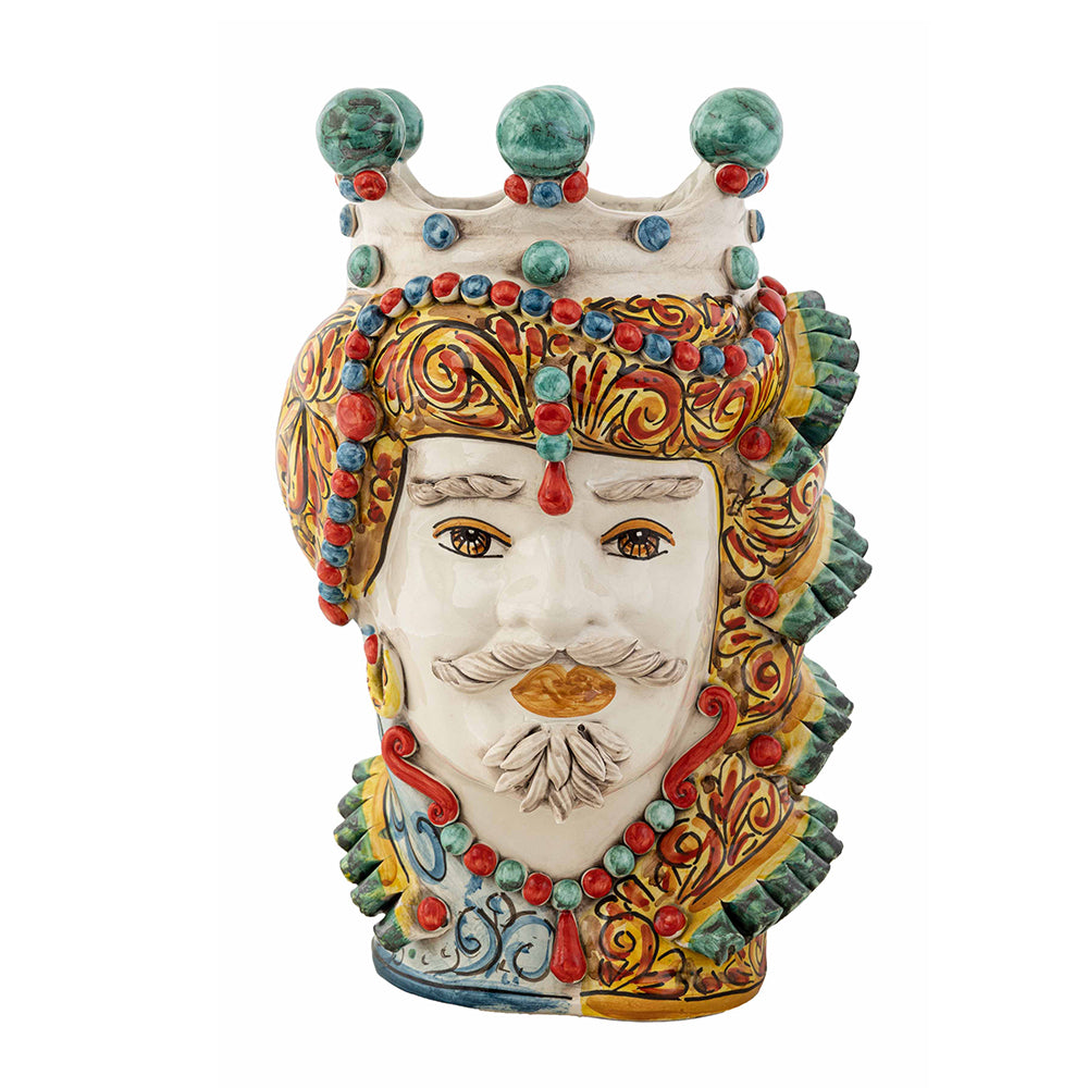 Testa di Moro Mediterraneo Colored Spirals Uomo