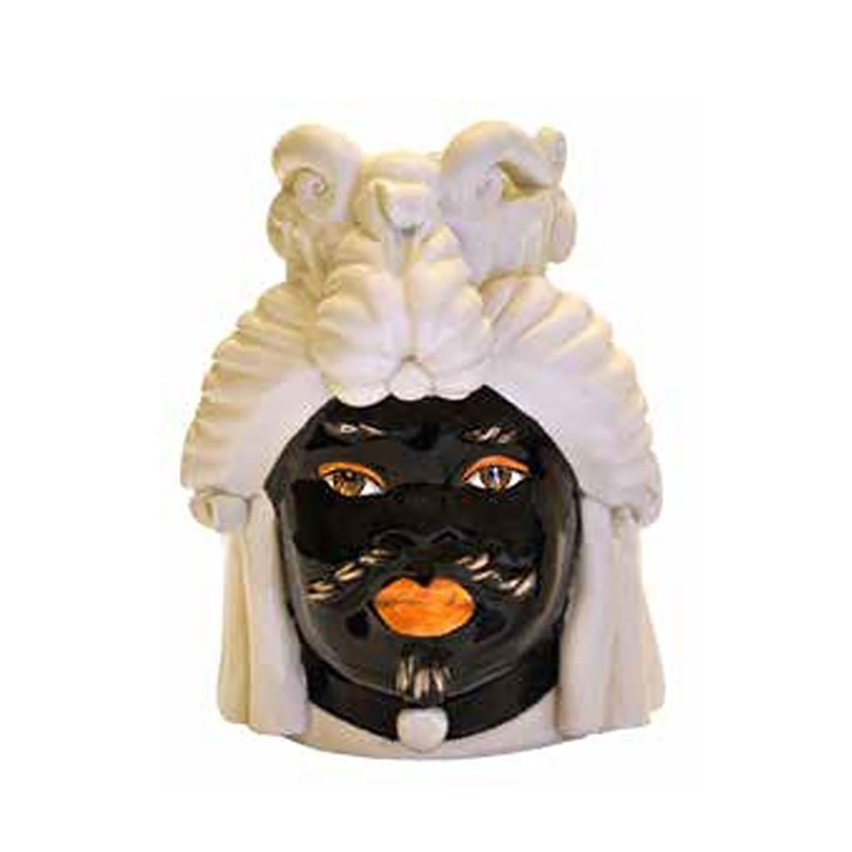 Testa di moro Demetra Piccolo Shiny Black&White Uomo