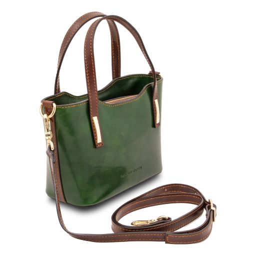 Amelia TL142406 — Borsa a Mano in Pelle — Verde