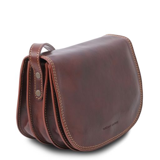 Isabella TL9031 — Borsa in Pelle da Donna — Marrone