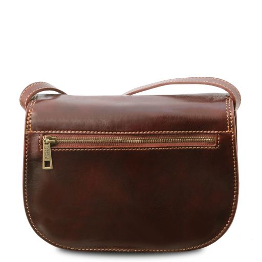 Isabella TL9031 — Borsa in Pelle da Donna — Marrone