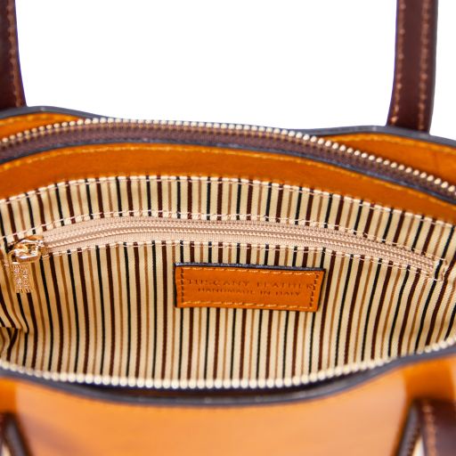 Amelia TL142406 — Borsa a Mano in Pelle — Miele