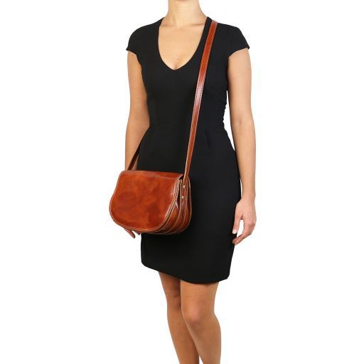 Isabella TL9031 — Borsa in Pelle da Donna — Miele